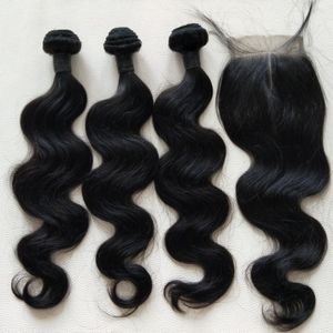 Body wave 16" 18" 20" Bundles + 16" 4x4 Closure